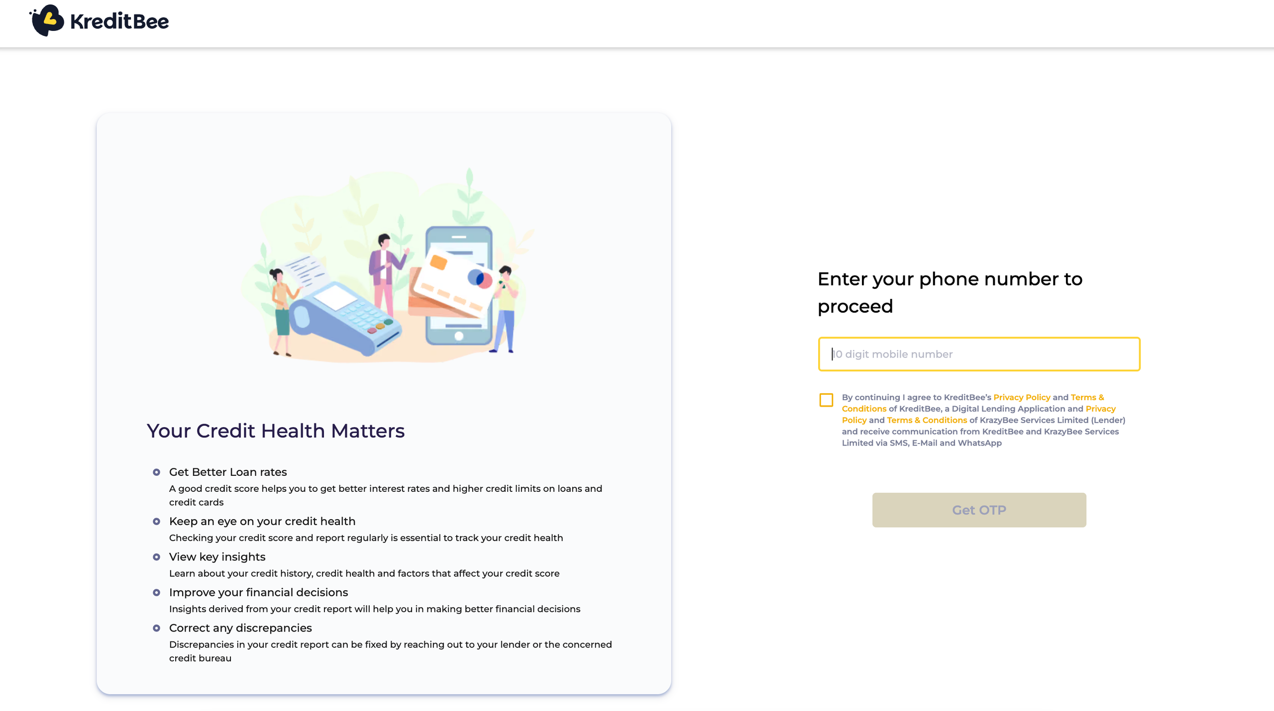 How to Check Credit Score for Free - KreditBee