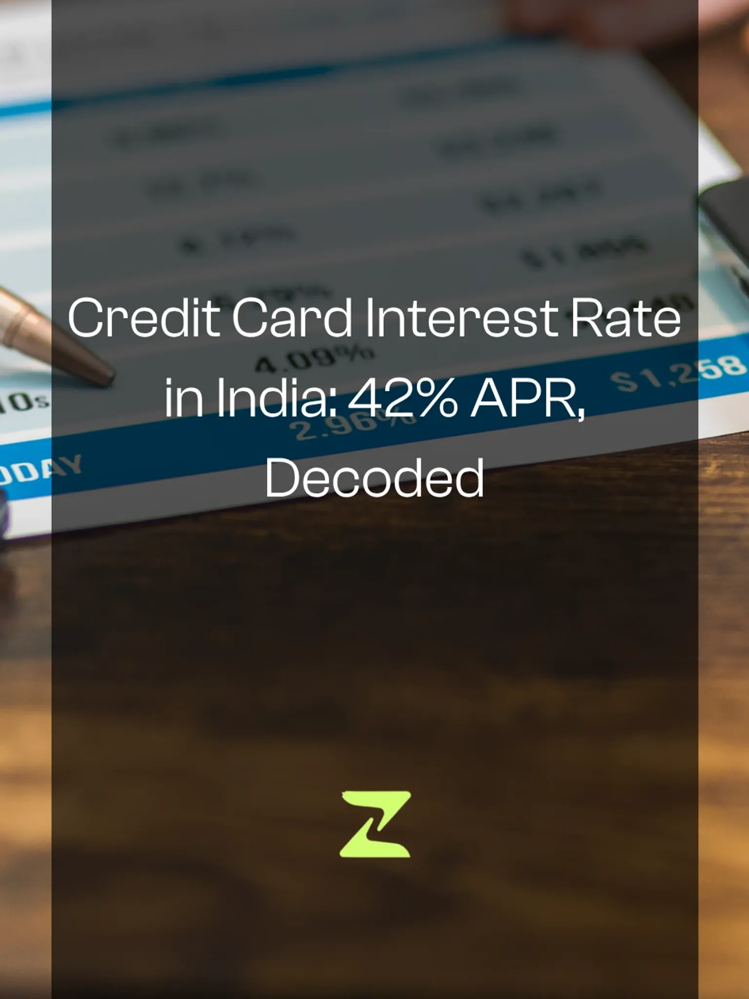 Credit Card Interest Rate in India: 42% APR, Decoded